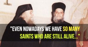 Fr.  Aimilianos de Simonopetra - Os santos vivem agora entre nós
