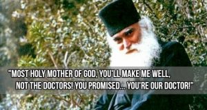 Miraculous healing performed by the Virgin Mary on Mount Athos Ephraim-Katounakia-miracle