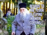 Old monks sleeping in their coffins (Elder Cleopa of Romania)
